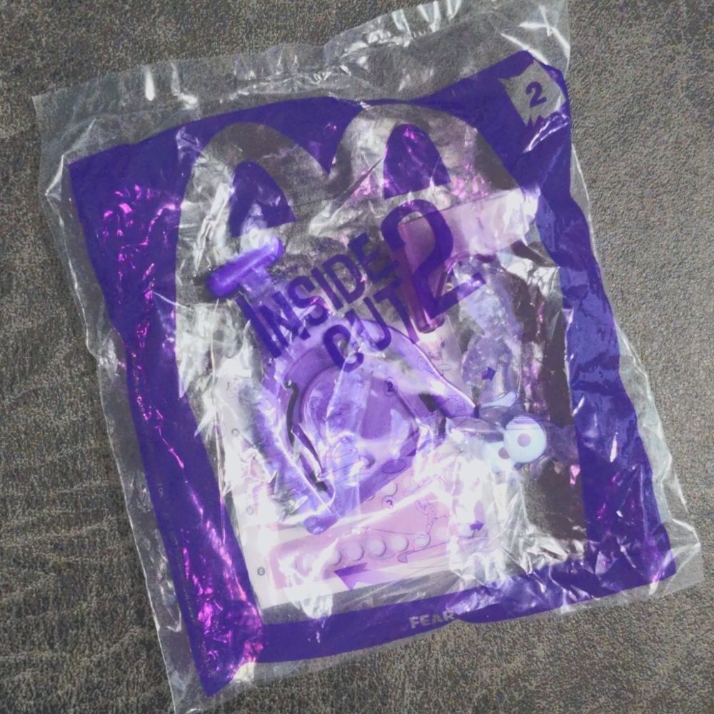 NWT NIB Inside Out 2 McDonald's Toy #2 NEW Unopened Disney Pixar Fear